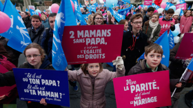Над 150 хиляди протестестират в Париж срещу еднополовите бракове