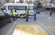 Освежават пътната маркировка в Стара Загора